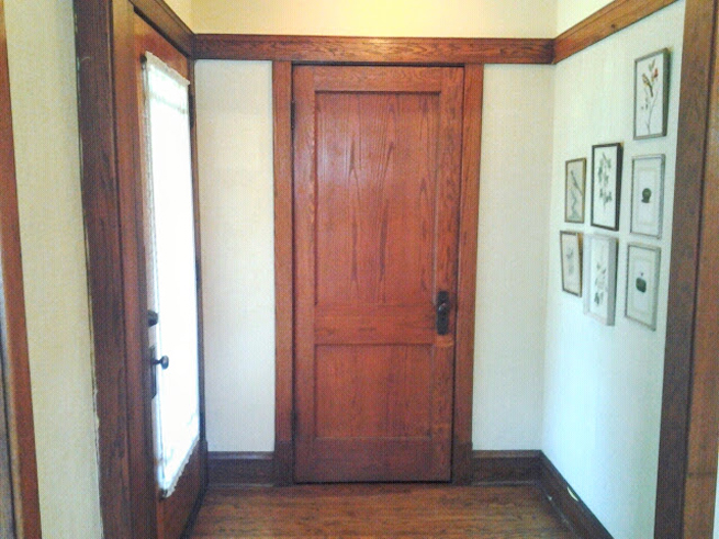 image chicago bungalow entry front door