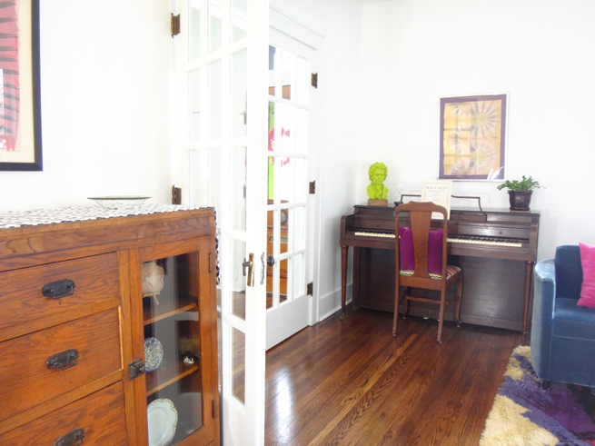 image french doors living room modern old house