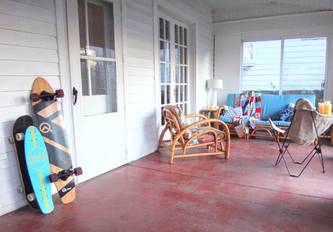 picture enclosed back porch